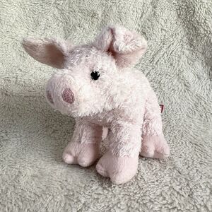 Douglas Cuddle Toys Small Pink Pig Beanbag 7” Stuffed Farm Animal